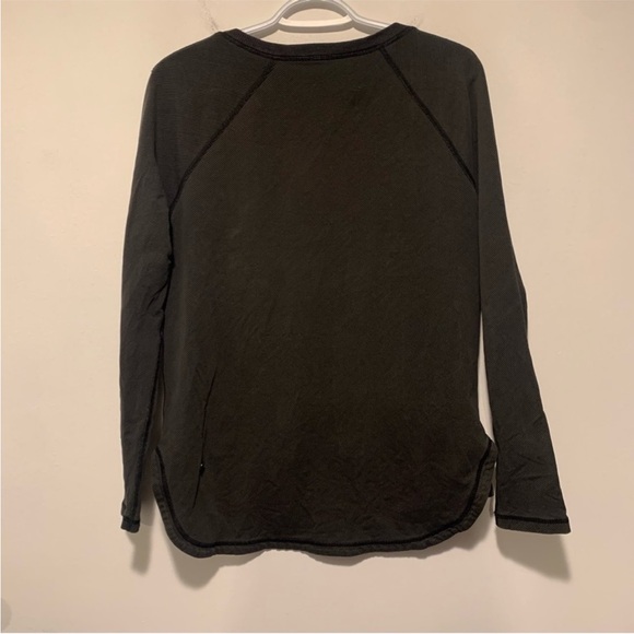 Lululemon After Asana Pullover Telemark Print Black / Black Size 8 - Picture 9 of 11